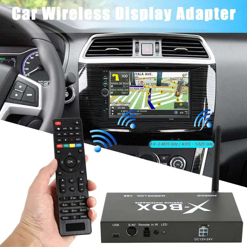 VKTECH  2.4GHz 5GHz WiFi Car Wireless Display