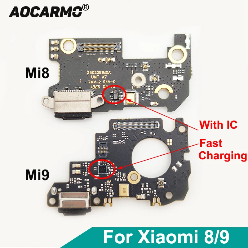 Зарядное устройство Aocarmo для Xiaomi Mi 8 9 Mi8 Mi9 USB Type-C док-станция быстрой зарядки порт
