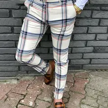 plaid skinny zip track pants