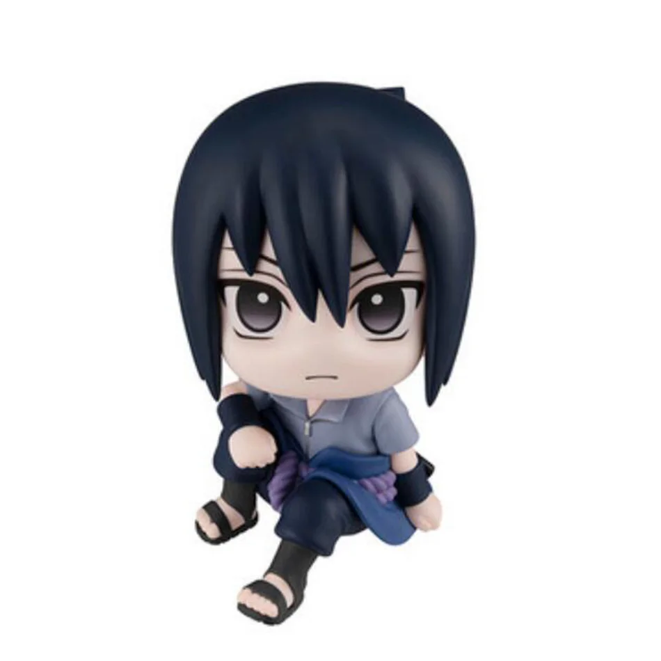 Anime Figure Uzumaki Naruto Kakashi Uchiha Sasuke Itachi Kawaii 9.5cm Toy Q Figural Car Decoration PVC Model Gift In stock Hot - Bilde 5