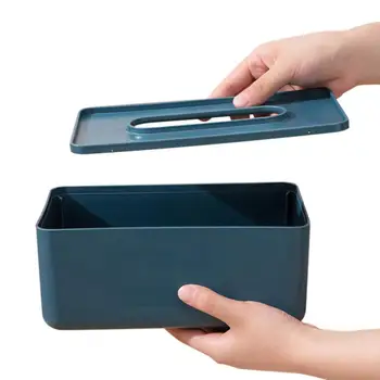 

Desktop Tissue Holder Multifunctional Detachable Arc Corner Storage Box For Home Use Tea Table Home Office Paper Organiser