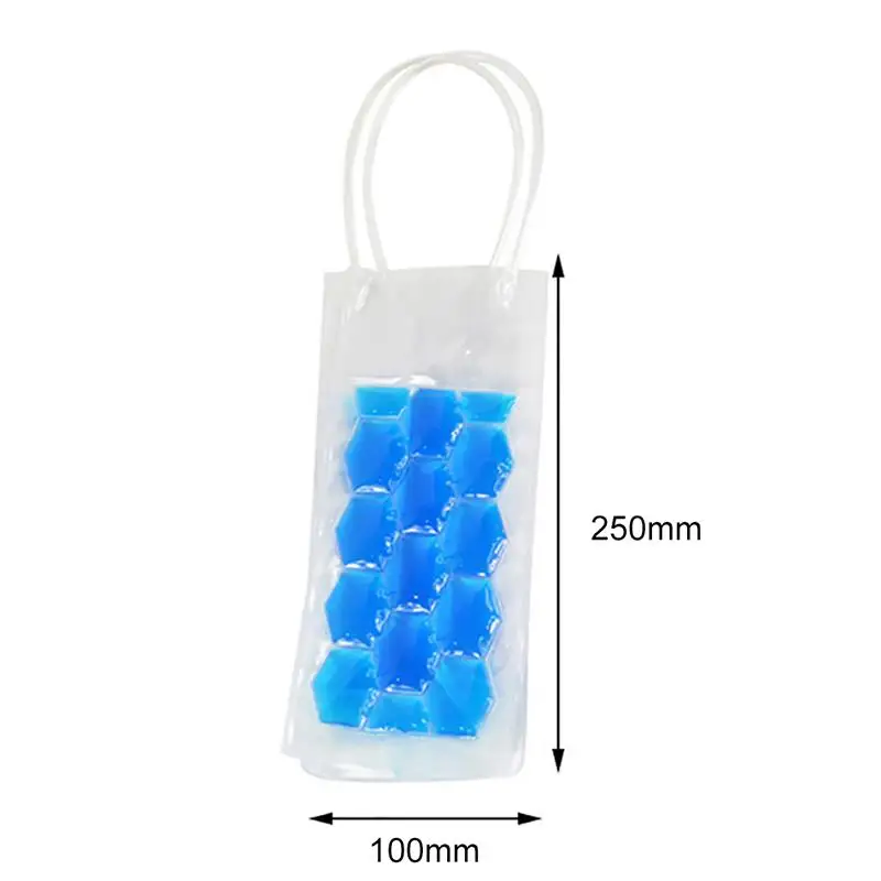 Cooler Bag Drink Cooler Wine Cooler Sleeve Beer Bottle Cooler Beer Cooler Portable Liquor Ice-cold Tool Rapid Wine Bottle Freezer Bag PVC Chilling Cooler Ice Bag Beer Cooling Gel Holder Carrier