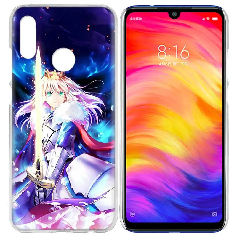 Case Cover for Xiaomi Redmi Note 7 7A 7S 6 6A 5 Y3 K20 Mi 8 9T CC9 CC9E A1 A2 A3 Play F1 Lite Pro Plus fate saber