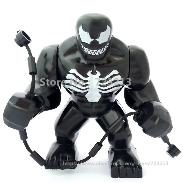 Одиночная Venom 7 см Анти-Веном Carnage Росомаха Marvel супергерой из фильмов строительные блоки кирпичи модель игрушки для детей - Цвет: DC0182
