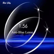 Анти-синяя оптическая линза по рецепту для мужчин и женщин, Индивидуальные Близорукие Очки, Очки для чтения 1,56 1,61 1,67, линзы с индексом
