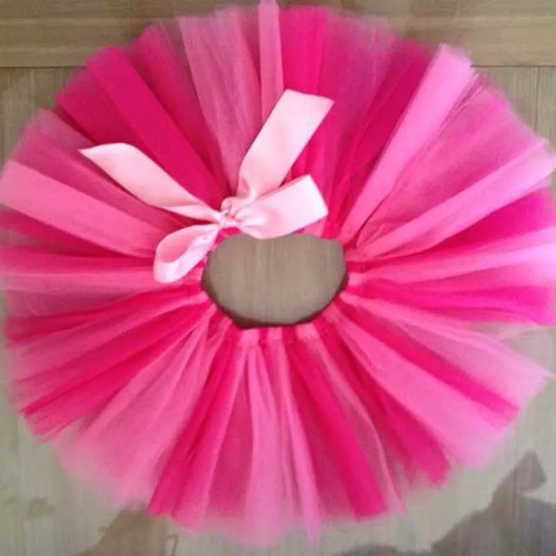 Colorful Baby Tutu Skirt Girls Fluffy Tulle Ballet Pettiskirts Underskirts with Flower Headband Kids Party Costume Skirts Cloth