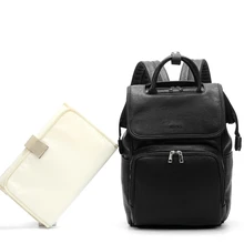 Модная большая сумка для подгузников из искусственной кожи, женский рюкзак для коляски, органайзер, сумки для путешествий, детские сумки для подгузников для мамы, папы