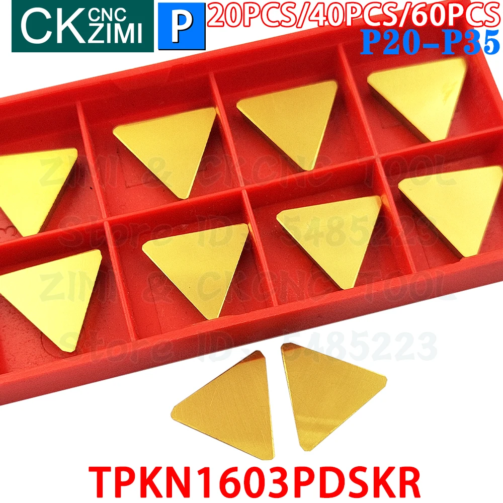 TPKN1603PDSKR YBC301 TPKN 1603 PDSKR carbide inserts milling tool CNC Indexable Cutting Turning cutter lathe Tool | Инструменты