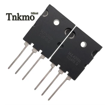 

5Pairs MJL4302A TO-3PL MJL4302 + MJL4281A MJL4281 TO3PL 15A 350V 230W NPN PNP Silicon Power Transistor free delivery