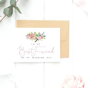 

Personalize To My Sister On My Wedding Day Wedding Day Day of Wedding invites Cards Wedding Cards Sister Cards Gift