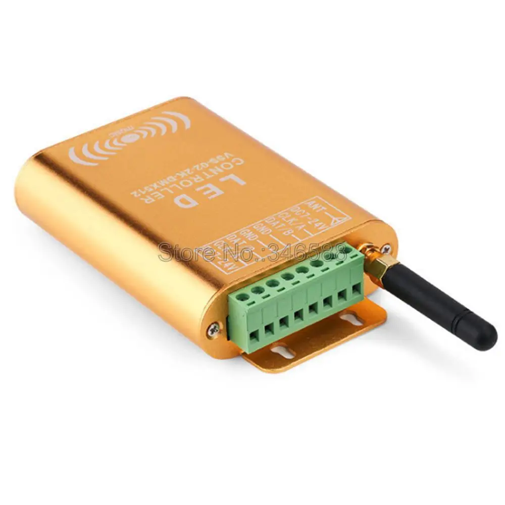 Wifi музыкальный SPI светодиодный контроллер 2048 пикселей цифровой адресный DC12V 24V