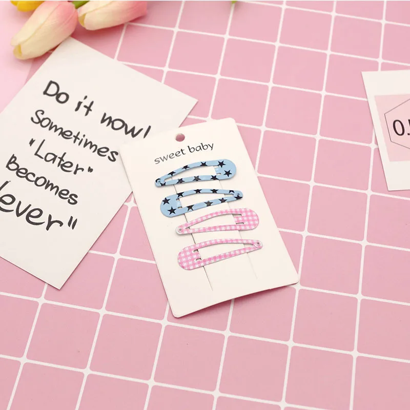 Корейский стиль выпечки лака печатных милые детские заколки сердце сладкие девушки взрыва рубленые волосы BB клип Южная Корея доступ волос