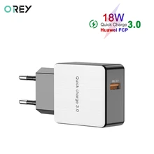 OREY 18 Вт QC 3,0 USB быстрое зарядное устройство для iPhone X настенное зарядное устройство адаптер для Xiaomi Mi 9 Быстрая зарядка 3,0 зарядное устройство для телефона