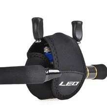 Переносная черная спиннинговая Рыболовная катушка, защитный чехол-сумка, многофункциональный держатель, Сверхлегкий чехол для рыболовных колес