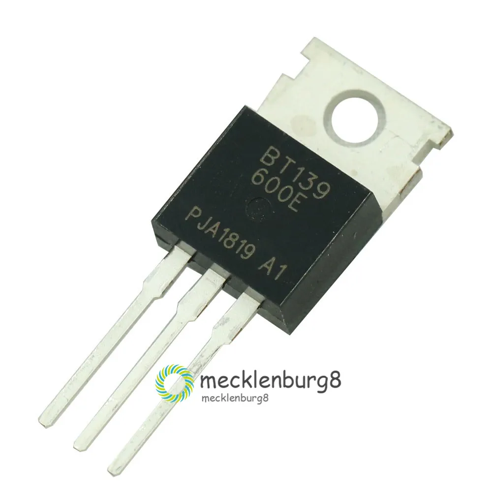 

5PCS/LOT BT139-600E TO-220 BT139-600 BT139 Triacs logic level 600v 18A