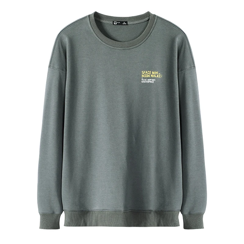 Pioneer Camp Men Sweatshirt Hot Sale Hoodies Casual Fashion Clothes Hipster Autumn Winter Cotton Sportswear AWY906367 - Цвет: Серый