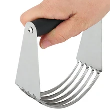 1 шт. высококачественный резак для теста из нержавеющей стали кухонный резак для кондитерских изделий блендер кухонный инструмент простой в захвате и использовании