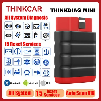 

Thinkcar Thinkdiag Mini Full System OBD2 Scanner Bluetooth OBD 2 Automotive Scanner 15 Reset Service OBD Car Diagnostic Tool