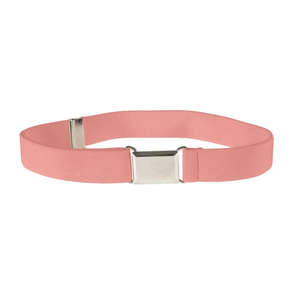 dark pink 1 шт., эластичные холщовые ремни для детей, однотонные, унисекс, холщовые пояса для мальчиков и девочек, регулируемые Cinto Menino - Цвет: dark pink