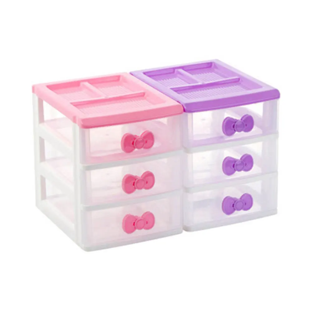 2-4 слоя пластиковый ящик Органайзер ювелирные коробки для хранения косметики контейнеры Чехол настольный Sundry ящик для хранения бисера инструменты