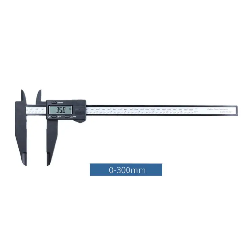 0-300mm/0.2mm Digital Vernier Caliper 12 inch LCD Display Micrometer Ruler