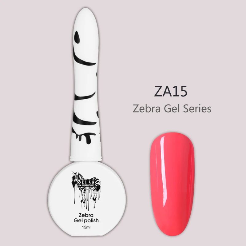 15 мл Зебра гель для ногтей 72 цвета долговечный впитывающий гель для ногтей маникюрный лак дизайн ногтей Эмаль Гель лак - Цвет: ZA15
