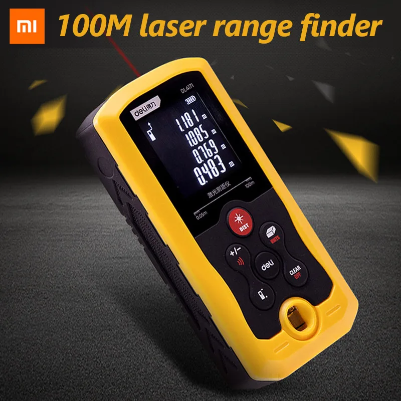 

Xiaomi Youpin Tool Handheld Laser Range Finder High Precision Electronic Scale Infrared Room Meter 40-100m Household