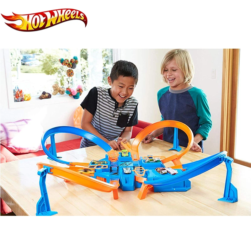 Оригинальный спортивный автомобиль Hot Wheels игрушки обучающие строительные навыки