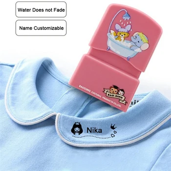 

custom-made Baby Name Stamp DIY for children Name Seal student clothes chapter Not Easy To Fade Security Name Stamp Sticker
