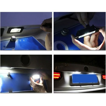 

2835SMD License Plate Light Replacement For Ford Fiesta S-MAX C-MAX Kuga Mondeo