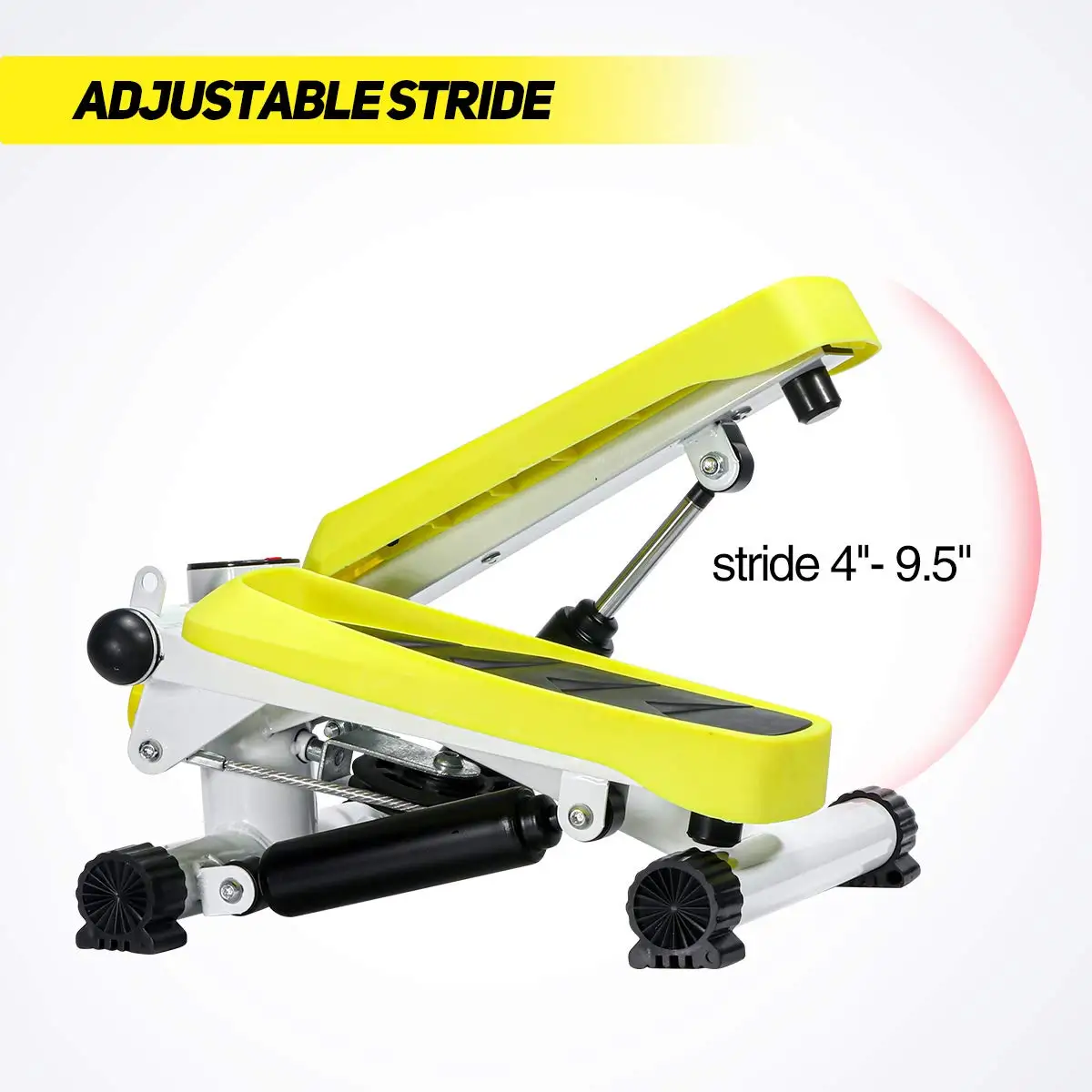 - Fitness Air Climber Stair Stepper Hydraulic Resistance System Digital Display Aerobic Stepp Machine Resistance Bands Home Sport