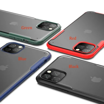 

100pcs/lot For iPhone SE 2020 SE2 6S 7 8 Plus Removable Transparent Frosted Hard Cover For iPhone 11 Pro Max XS Max XR