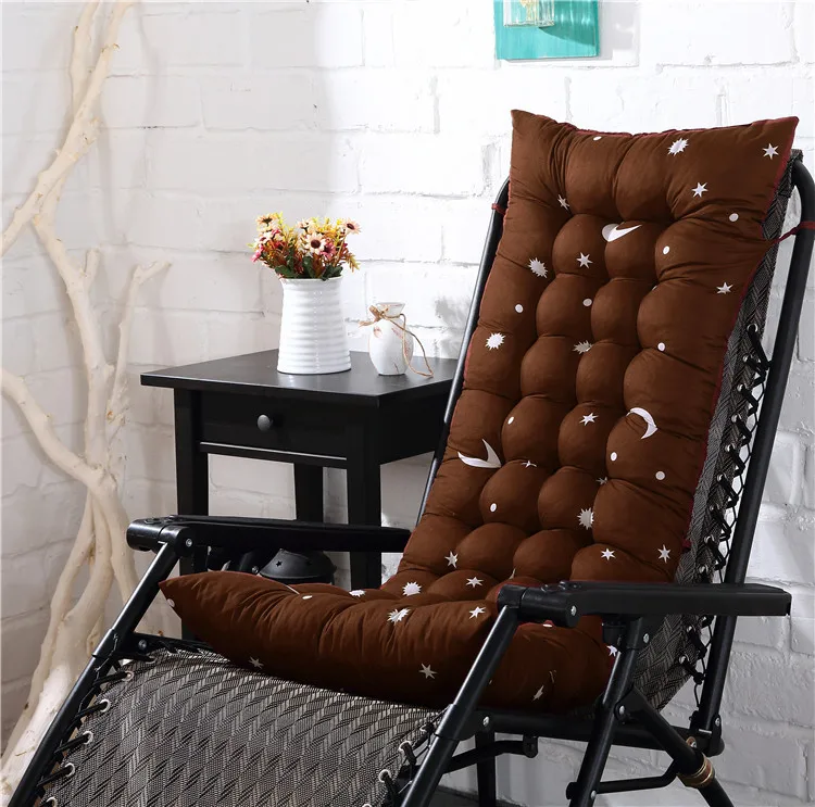 Lanke утолщенное кресло мягкая спинка Подушка для садового кресла Длинная Подушка Татами коврик подушка Декор - Цвет: Шоколад