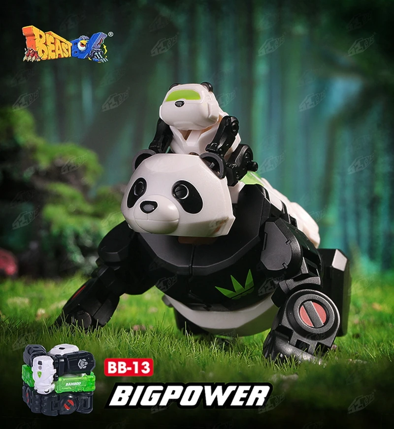 Трансформация 52 игрушки BEASTBOX52TOYS деформационная игрушка BEASTBOX beast серия vigorous pill panda ПВХ Actin фигурка малыш кукла