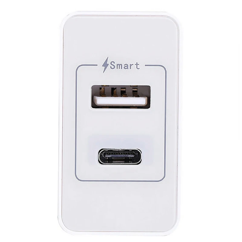 Продвижение- Usb type C настенное зарядное устройство быстрое Usb type C зарядное устройство для мобильного телефона Pd зарядное устройство для телефона для Iphone 8 X samsung Galaxy S9(Us Plu