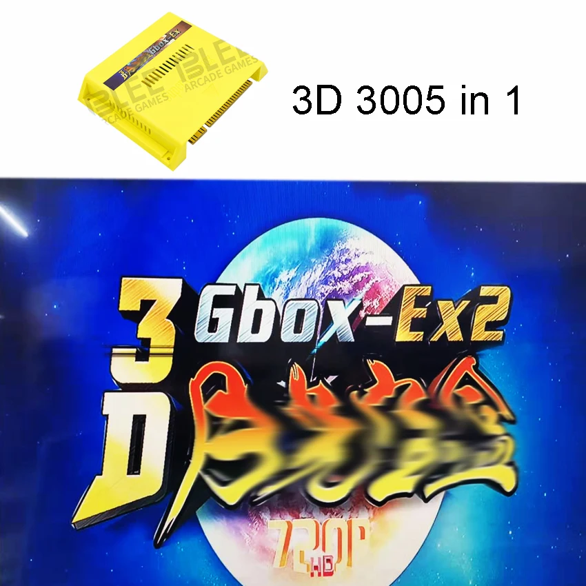 520 обновленная последняя версия 3D игровая коробка 3005 в 1 VGA HDMI выход Аркада PCB