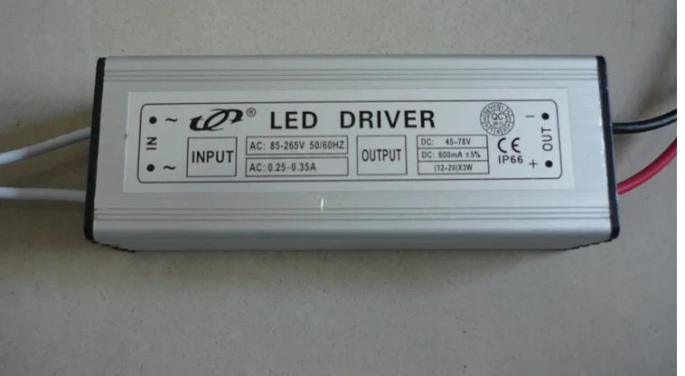 5pcs/lot wholesales Switching Power Supply  UNIT, waterproof led driver high power led driver for 12-20*3w 36W60w 600ma