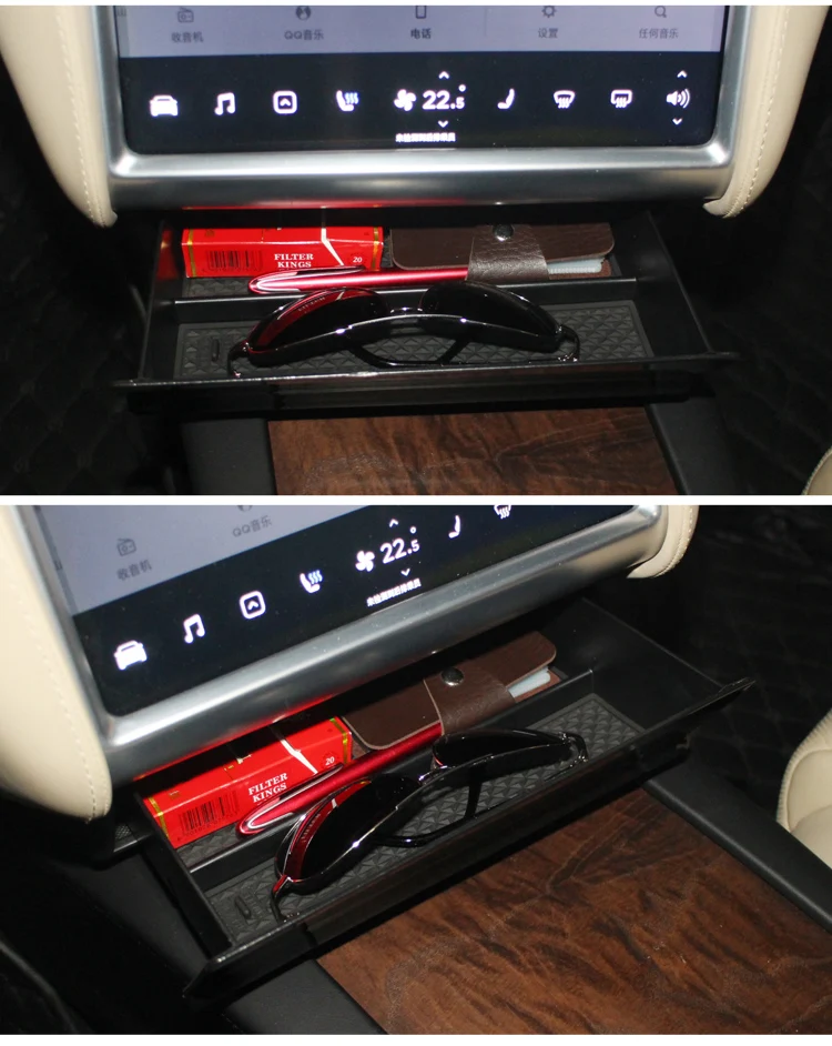 ZUNDUO коробка для хранения центральной консоли Tesla модель X модель S аксессуары для салона автомобиля контейнер для хранения содержимое ящика коробка