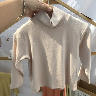 New Arrival Girls Boys Printed T Shirt Long Sleeve Fashion Autumn Kids Girls Top Tee Shirt 1-6 years - Цвет: pic