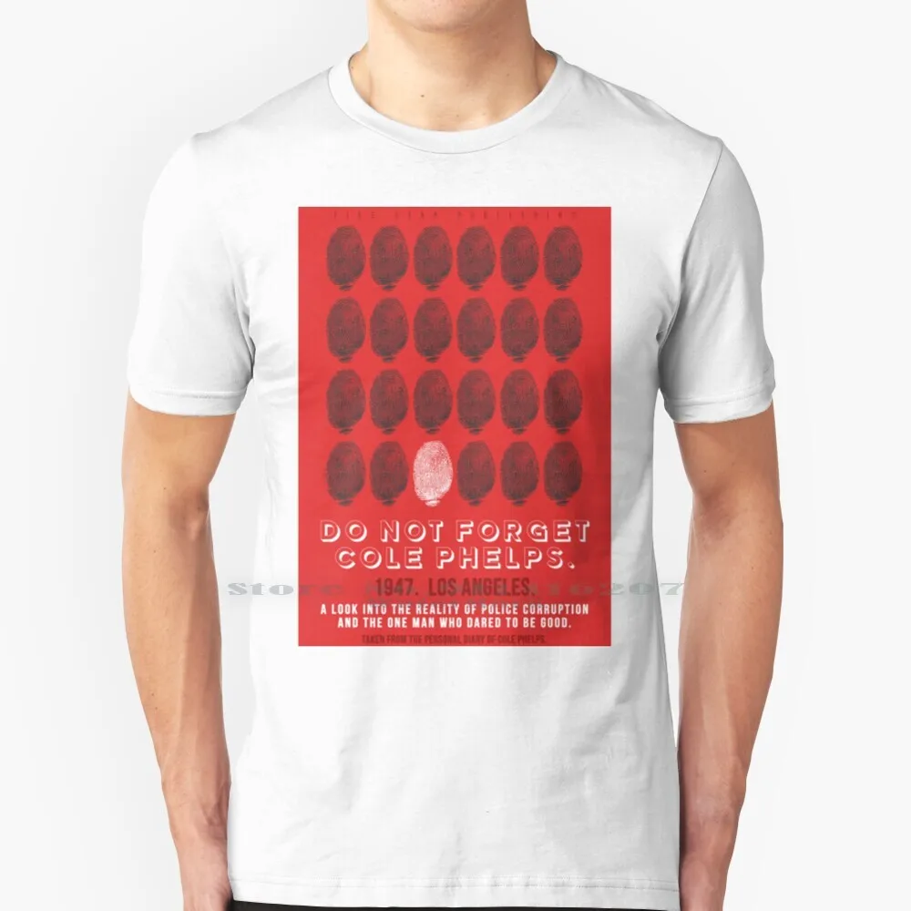 30 T Shirt 100% Puro Cotone Videogiochi Gaming Videogioco Ps4 Ps3 Videogiochi Art Games L A Noire