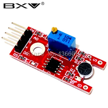 

Microphone Voice Sound Sensor Module For Analog Digital Output Sensors KY-038