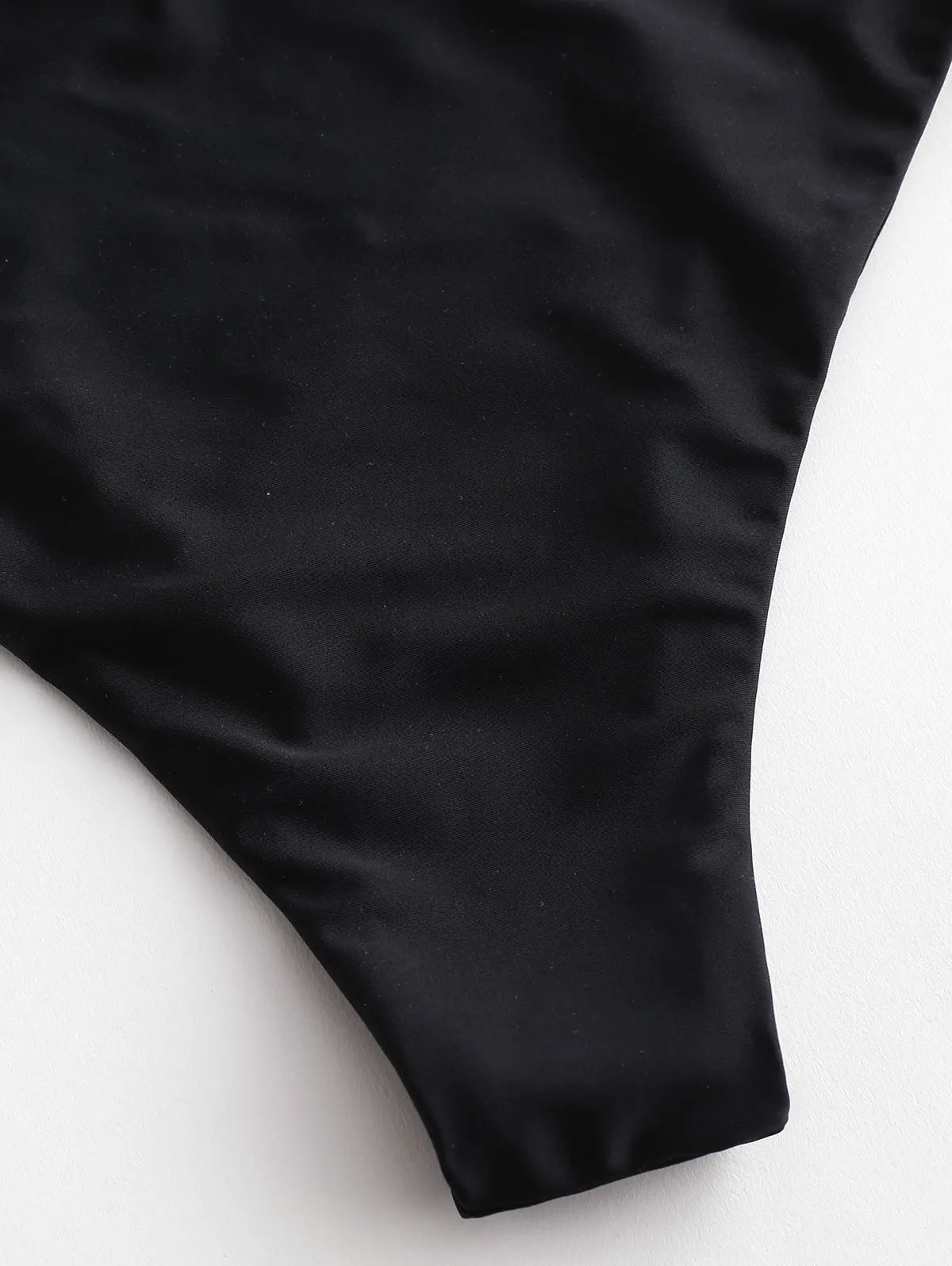 ZAFUL Women Seam High Leg Bikini Bottom ZAFUL Solid High Waisted Basic Swim Briefs 2020 New Type Shorts Swim Bottom Swim Briefs