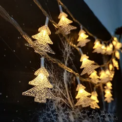 Christmas Lights Outdoor Fairy with Integrated Led Light Tree Toys Ornaments Decorations for House Tinsel Decoration Baubles