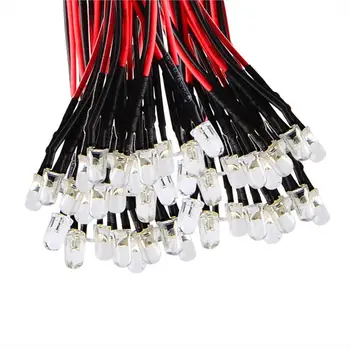 

F5 LED Indicator Light Strip Lamp LED Bulb Replacement Emitter Car LED Diodes Light DC24V Decoration Home Bright Industrial