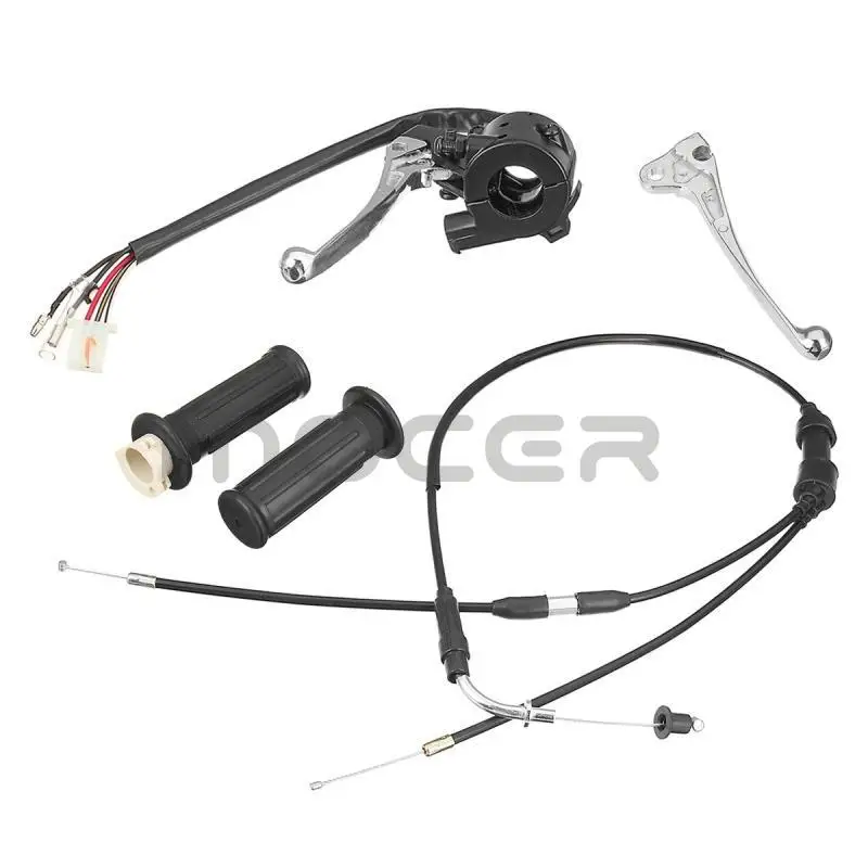 Throttle Housing Left Right Clutch Brake Lever Hand Grips Assembly Yamaha PW50 Y-Zinger 1981-2009 2012 2013 2014