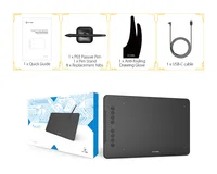 XPPen Deco01 V1 Tablet graficzny rysunek cyfrowy tabletki 8192 poziom sztuki animacji dla dzieci Windows baterii darmowy długopis 6