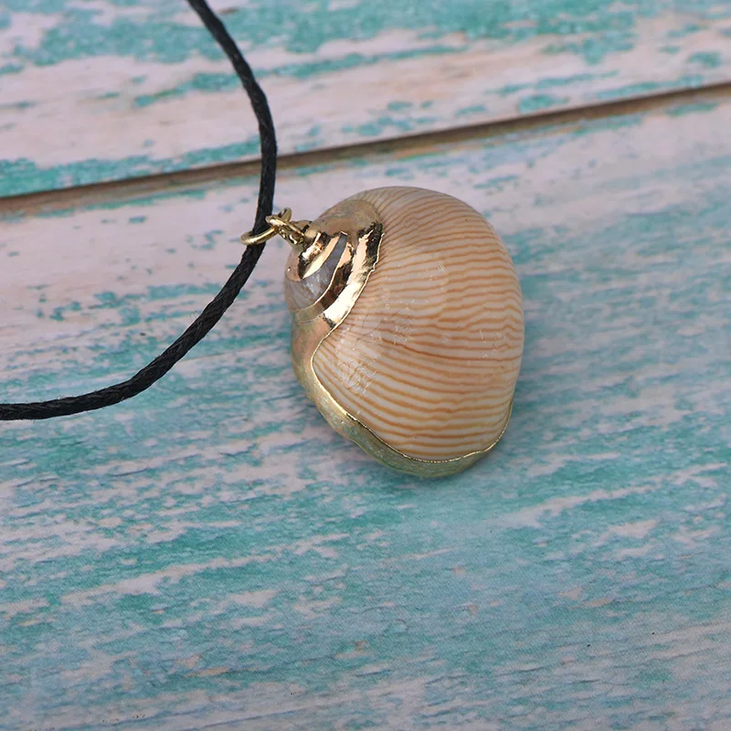 DIY Морское ожерелье Nautilus морской пляжный Декор натуральный Раковины ракушки Средиземноморский стиль морской раковины лучшие подарки для женщин