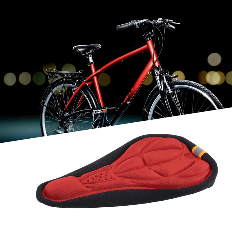 3D мягкое велосипедное седло для велосипеда, велосипедное Силиконовое сиденье, подушка, чехол для сидения, велосипедное седло, Аксессуары для велосипеда
