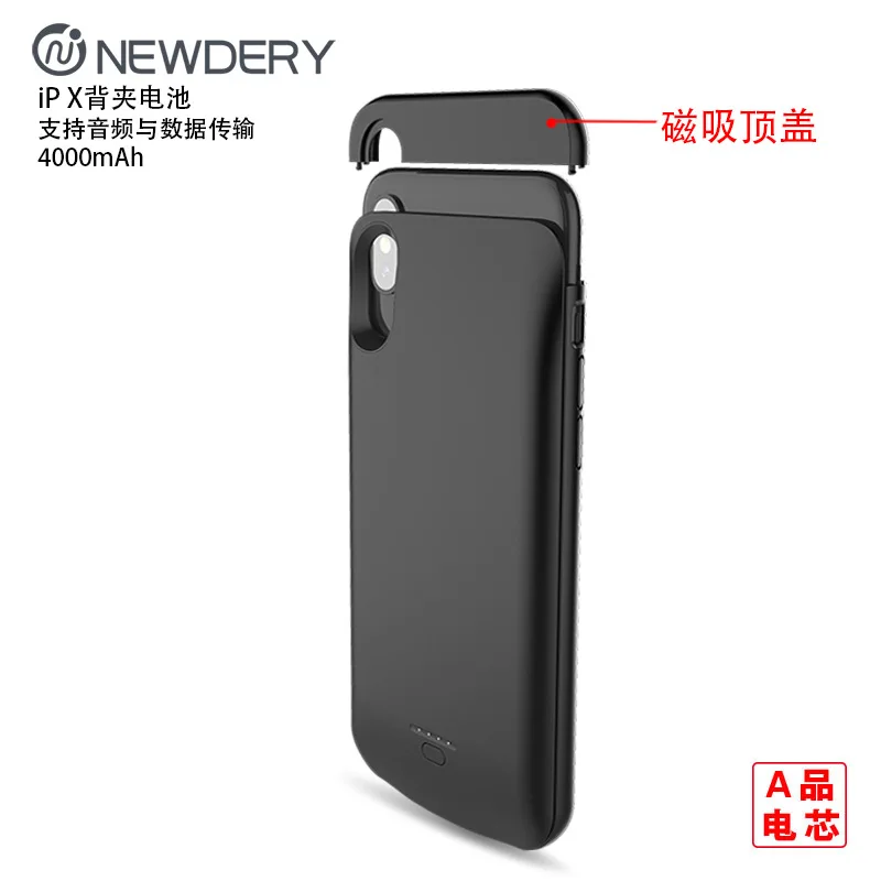 Чехол для iPhone X с магнитной присоской, верхняя крышка для беспроводного мобильного телефона Apple X, чехол для зарядки
