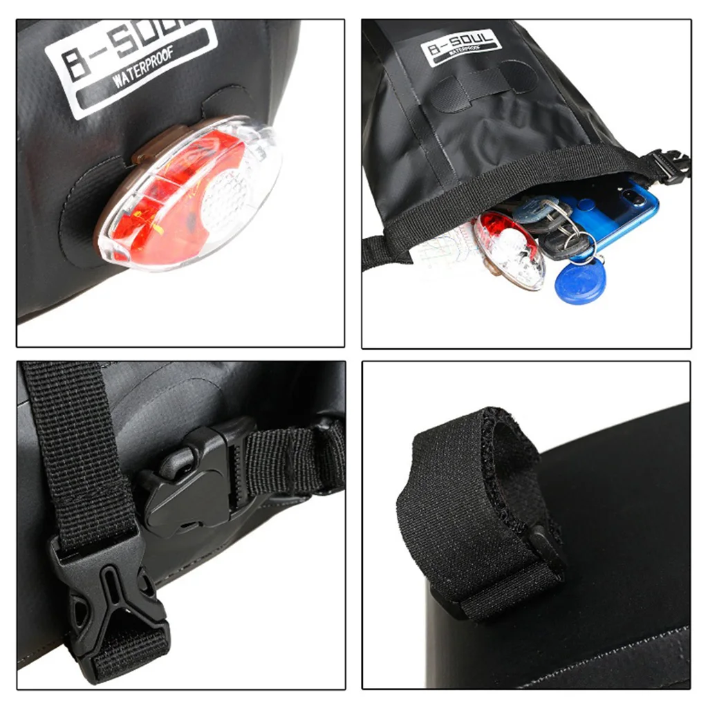 Bike Saddle Bag Bike Frame Handlebar Tool Bag Waterproof Bicycle Under Seat Pack Cycling Accessories Holder Carry Pouch 